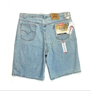 Levi’s 550 Relaxed Fit Orange Tab Shorts 42 New With Tags